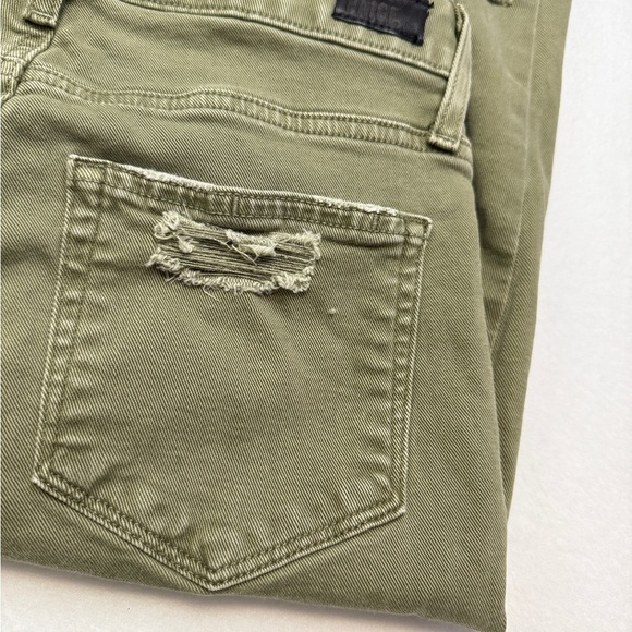 PAIGE Size 27 Hoxton Olive Ankle Jeans - Picture 5 of 5
